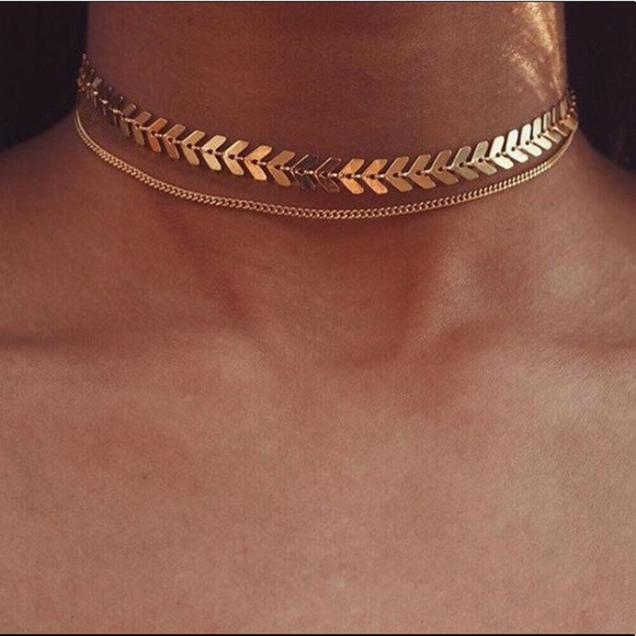 Boho Goddess choker 18k gold plated - Picture 2 of 4